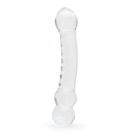 Fifty Shades of Grey - Drive Me Crazy Glass Massage Double Ended Dildo