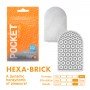 Tenga - Pocket Hexa Brick Masturbator